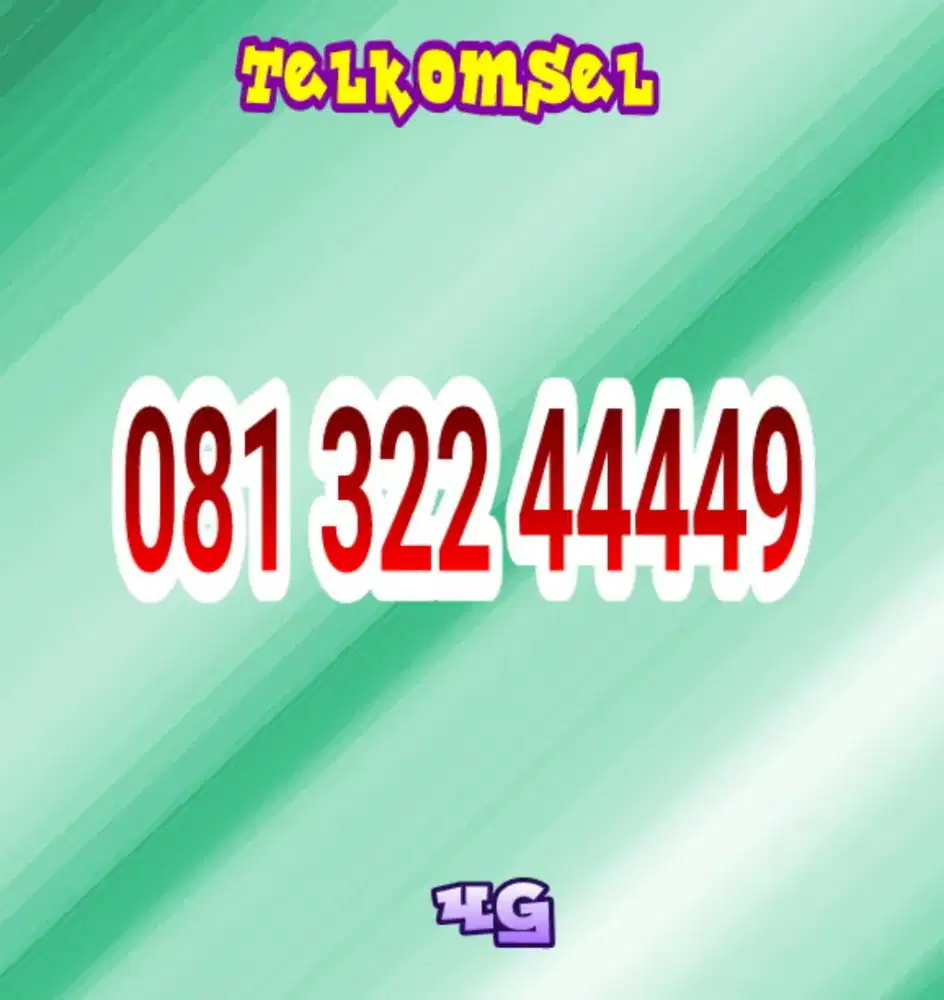 Kartu simpati cantik kwartet 4444 murmer
