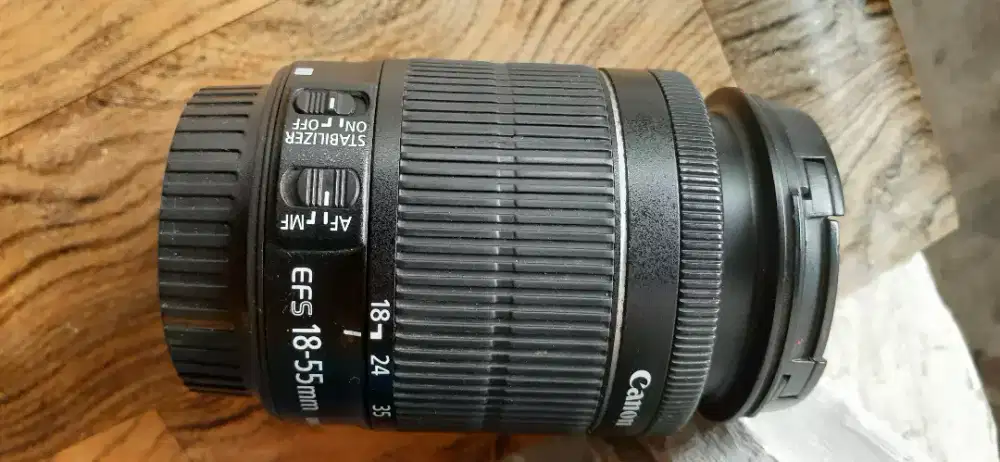 Bismilah jual cepat lensa canon stm 18.55 mulus