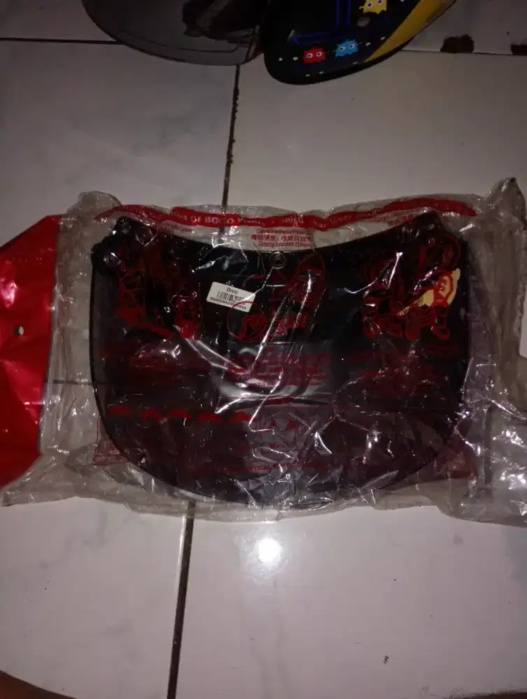 Kaca helm bogo flat/datar