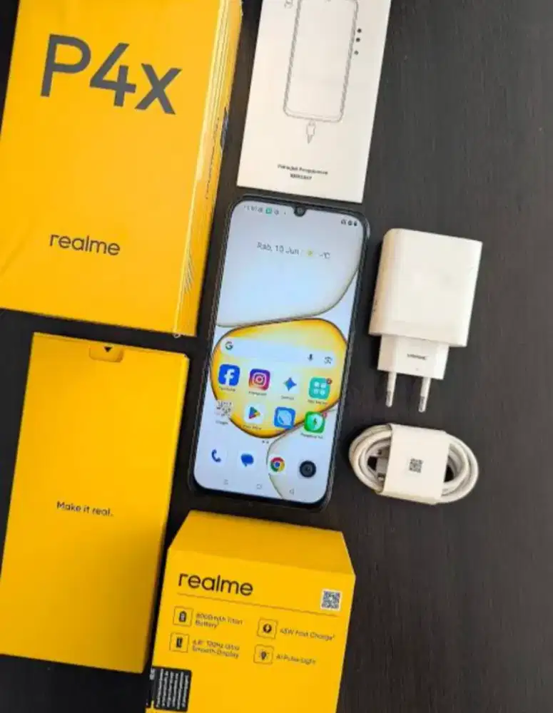 REALME P4X 4+8/128GB NFC BARU BUKA BOX