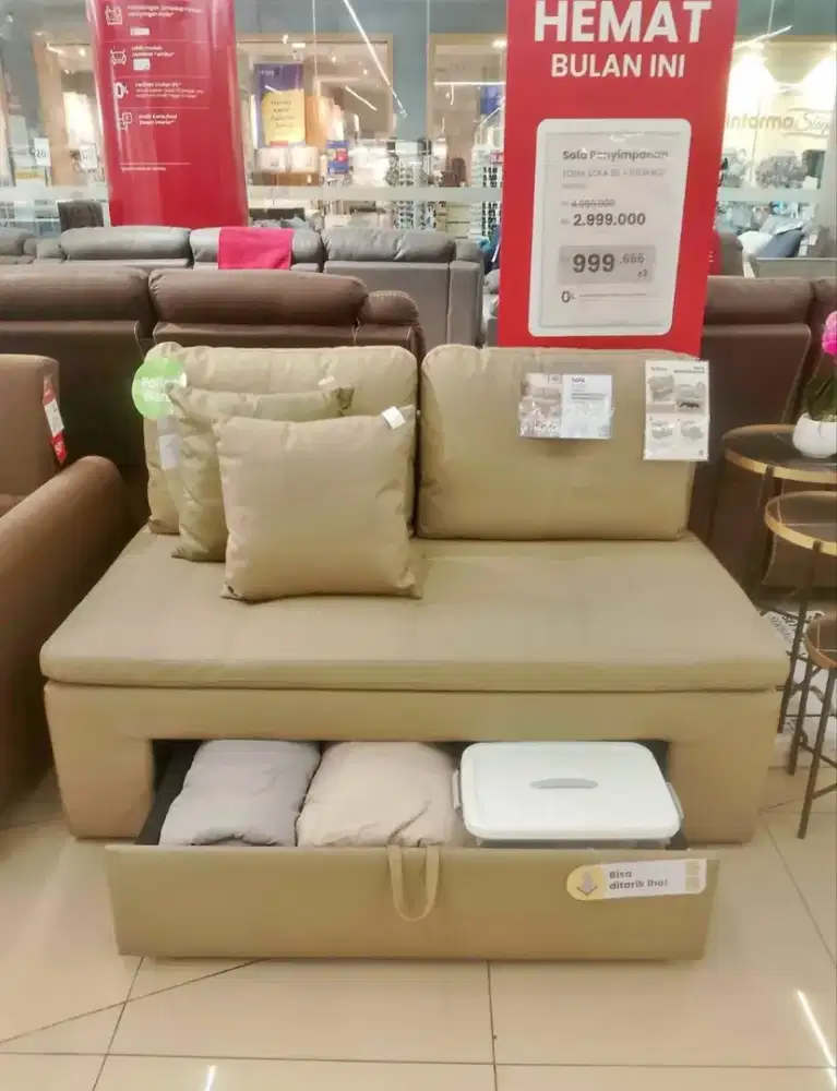 Sofa Penyimpanan Termurah Toshi