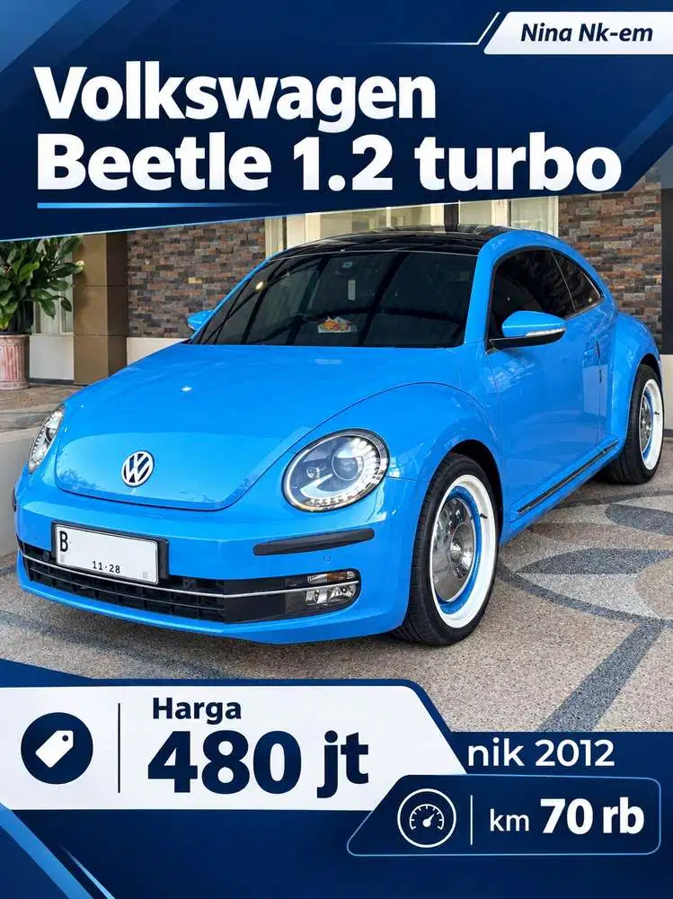 Volkswagen Beetle 2012 Bensin