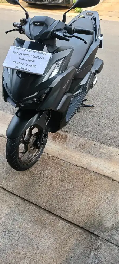 TANGAN KE 1 NEGO SAMPE JADI VARIO 160 REMOTE  ISS CBS  SS LENGKAP