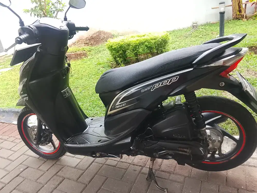 Honda Beat Pop Injeksi 2015 Full Orisinil Siap Pake