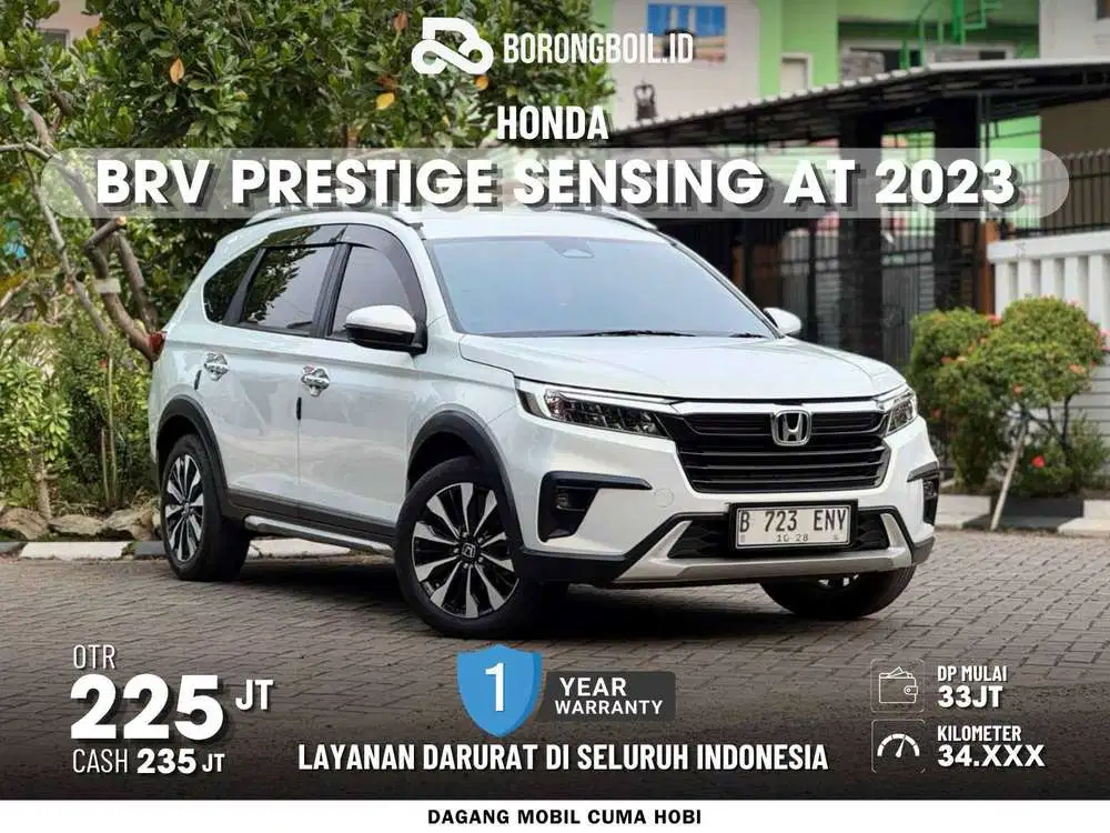 Honda BRV Prestige sensing 2023 putih B723ENY