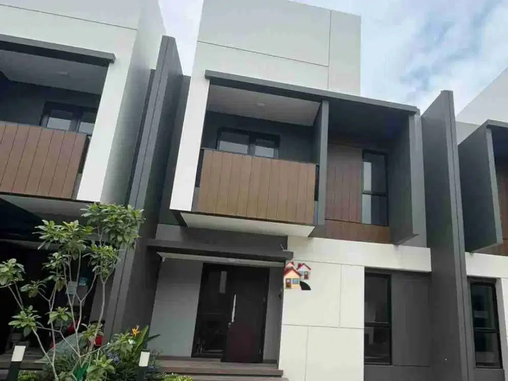 rumah baru full furnish sumarecon crown gading bekasi