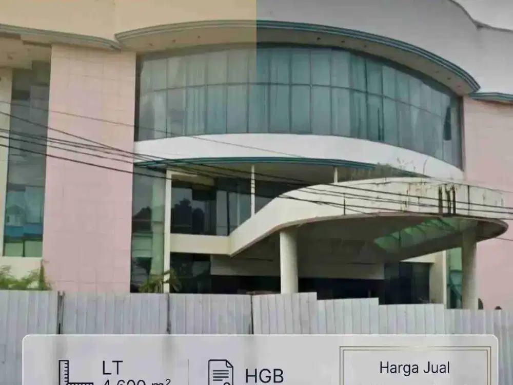 Jual Tanah Bangunan ex Hotel  Mayjen Sungkono Surabaya