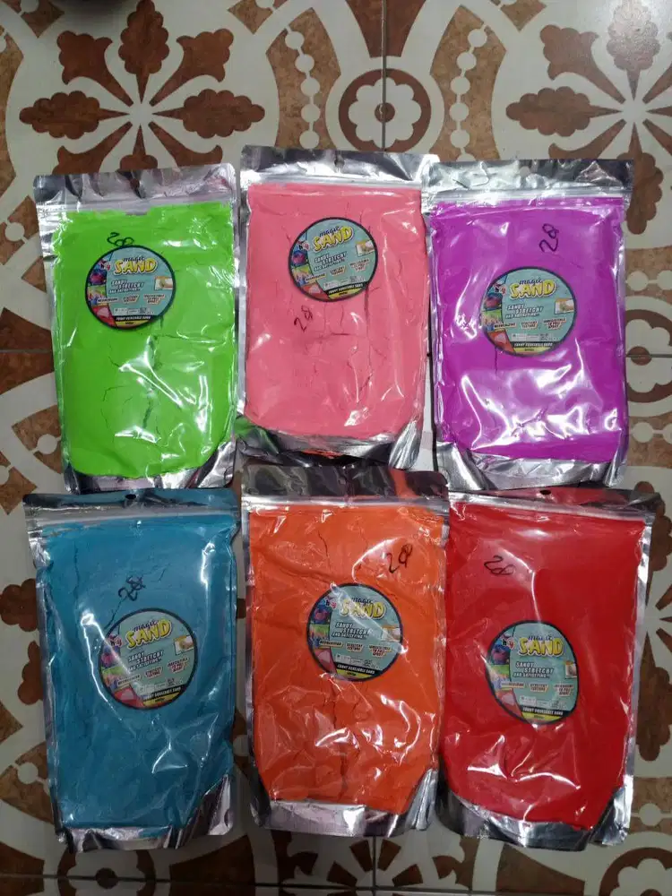 mainan anak pasir kinetik 1kg