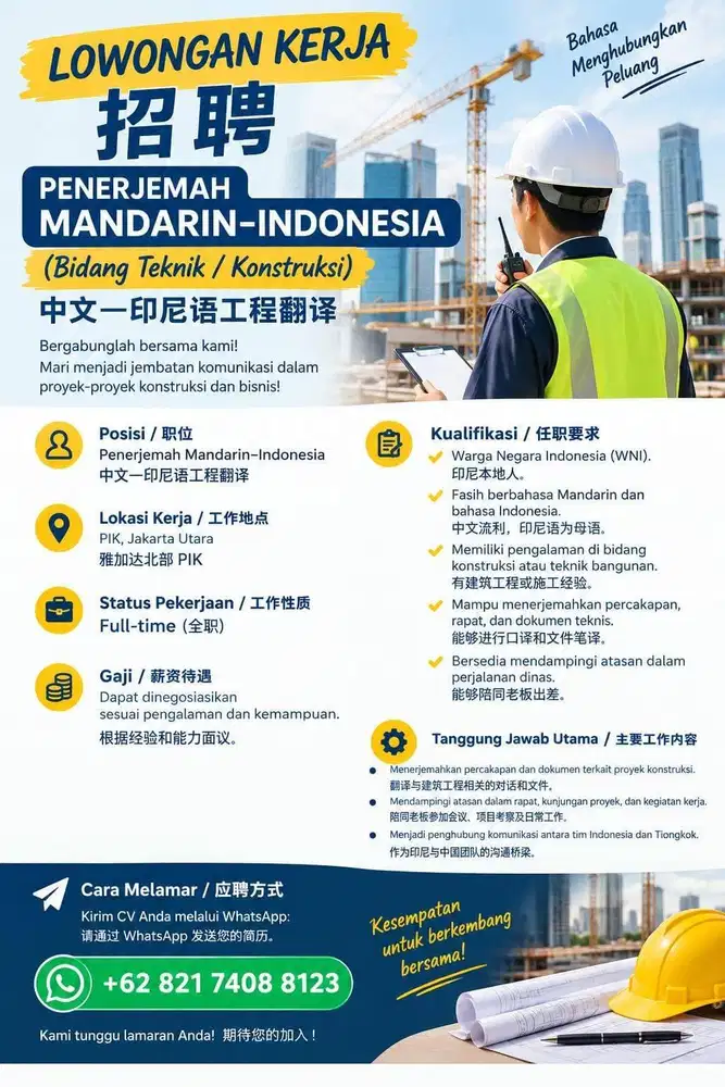 PENERJEMAH MANDARIN INDONESIA