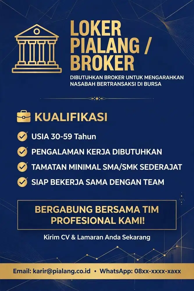 Info lowongan pekerjaan