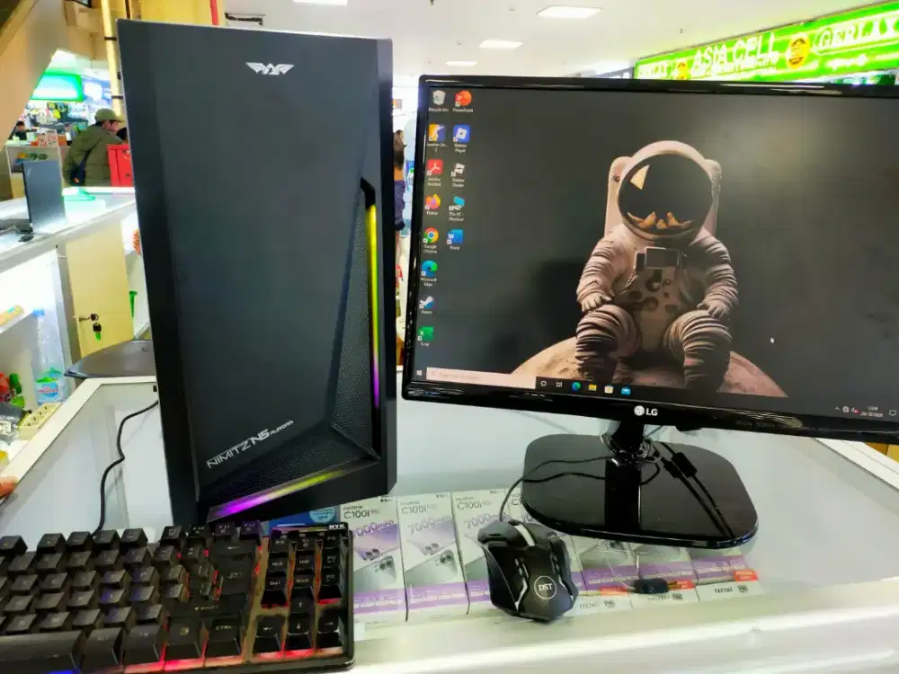 Dijual CPU 1Paket siap pakai 24jan COD BOGOR Intel i7 gen 3 Ram 8 SSD