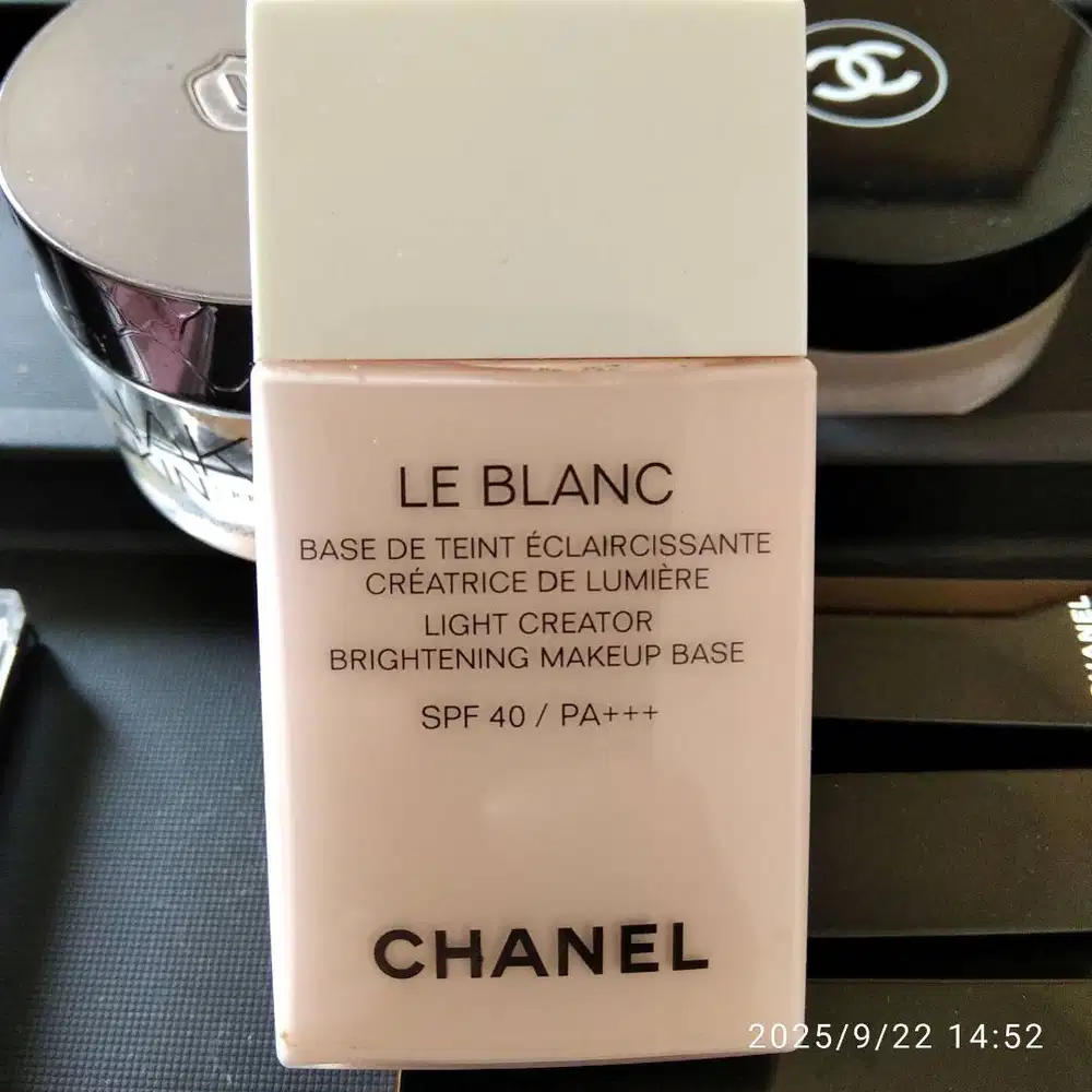 Chanel Le Blanc Makeup Base SPF 40 PA+++ Rosee 10 Asli Original