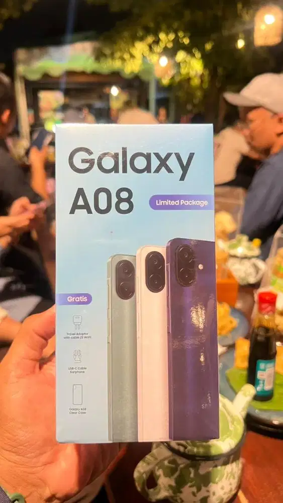 Samsung A08 4/64 GB baru segel limited package