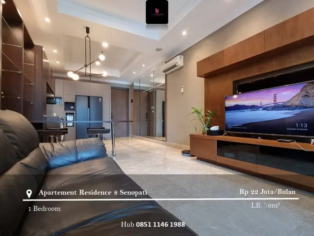 Disewakan Apartement Residence 8 Senopati 1BR Full Furnished
