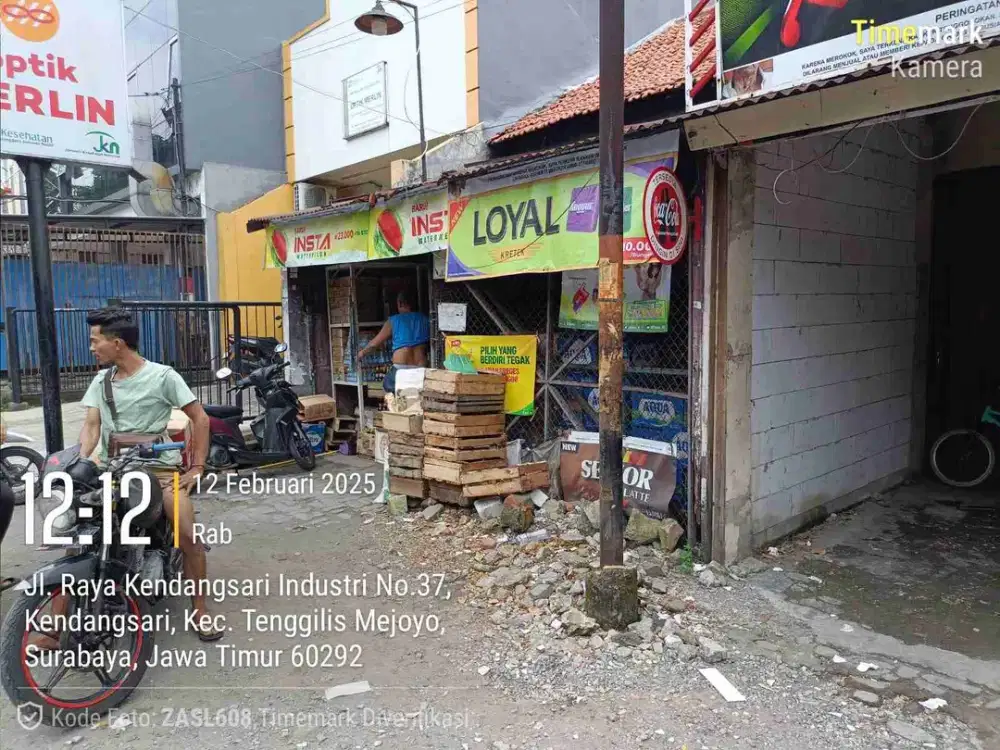 Dijual via lelang Toko 1 lantai kel.kendangsari kec.tenggilis Mejoyo SURABAYA,