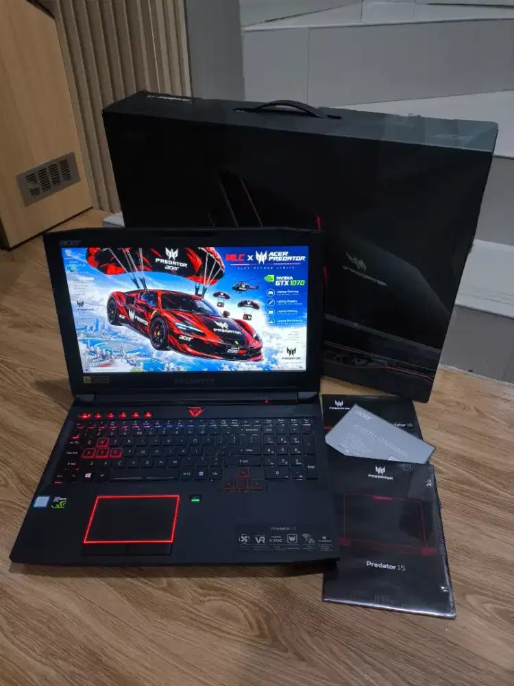 ACER PREDATOR 15 LIKE NEW FULLSET BOX [RAM 16GB SSD + HDD 1TB GTX 8GB]