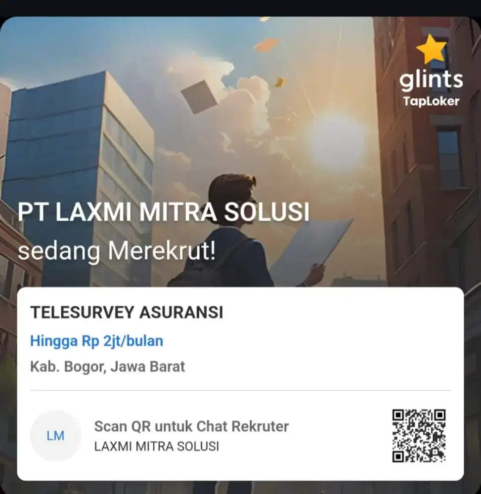 LOWONGAN KERJA PT LAXMI MITRA SOLUSI
