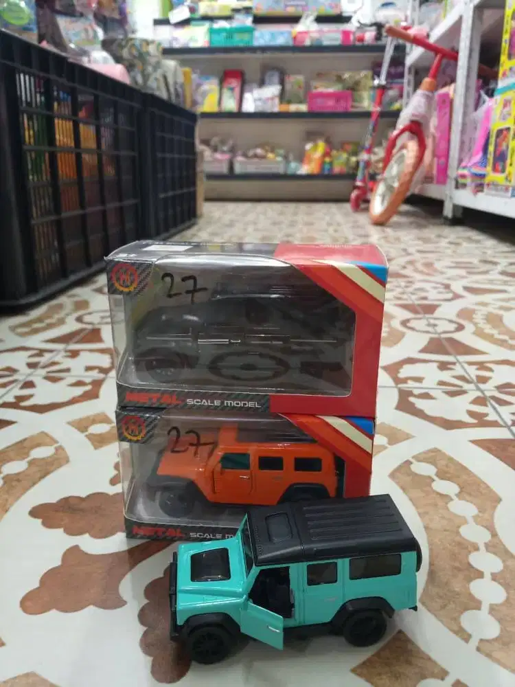 mainan anak diecast mobil jeep