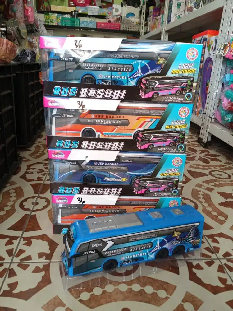 mainan anak bus basuri baterai