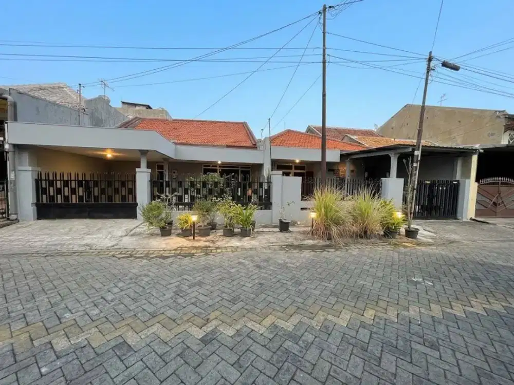 Dijual Rumah Baratajaya Surabaya Hitung Tanah LT 152 Strategis