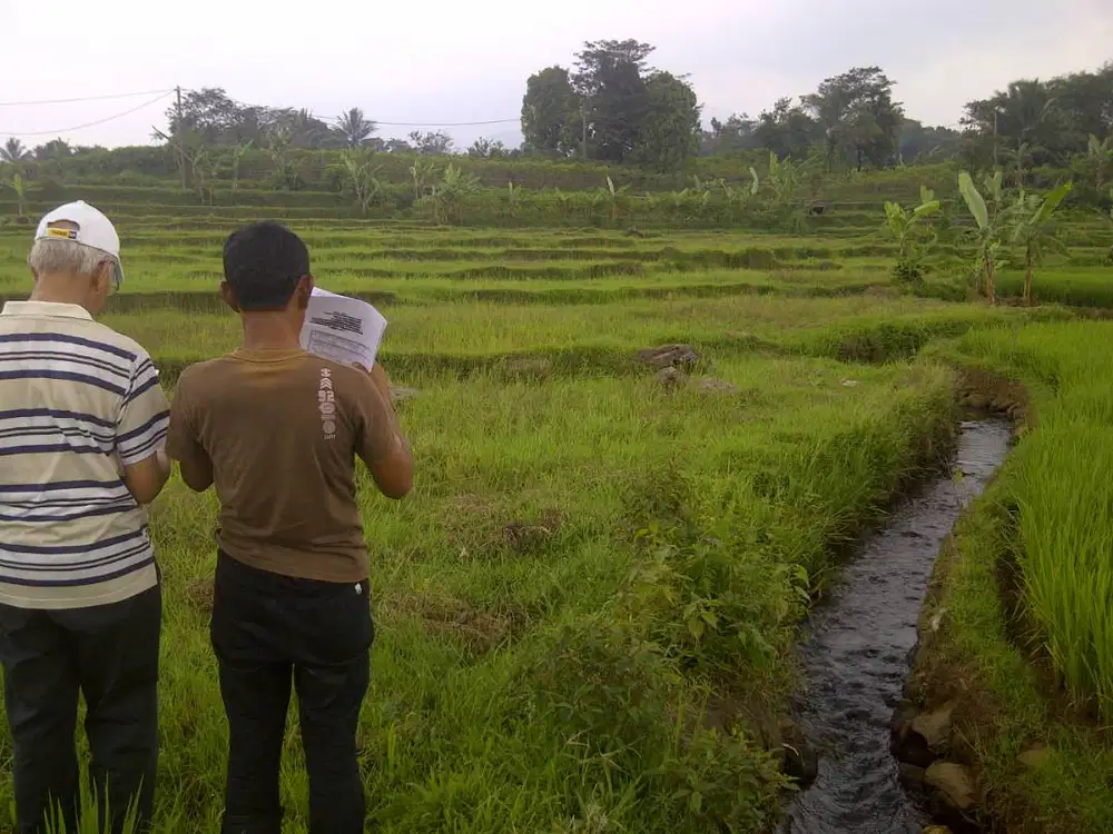 Dijual Lahan Subur dgn view 2 gunung