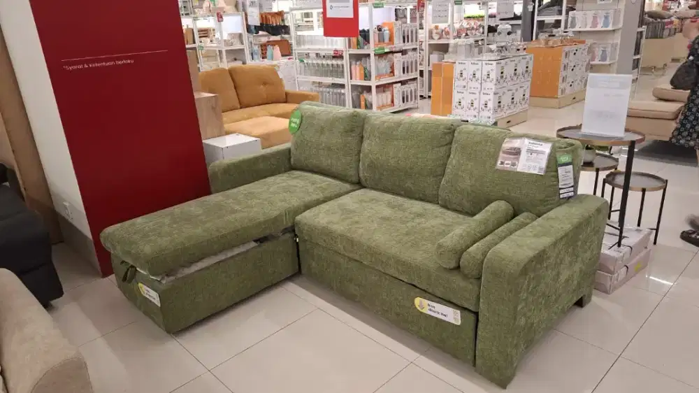 JUAL MURAH SOFA L SLEEPER MINIMALIS