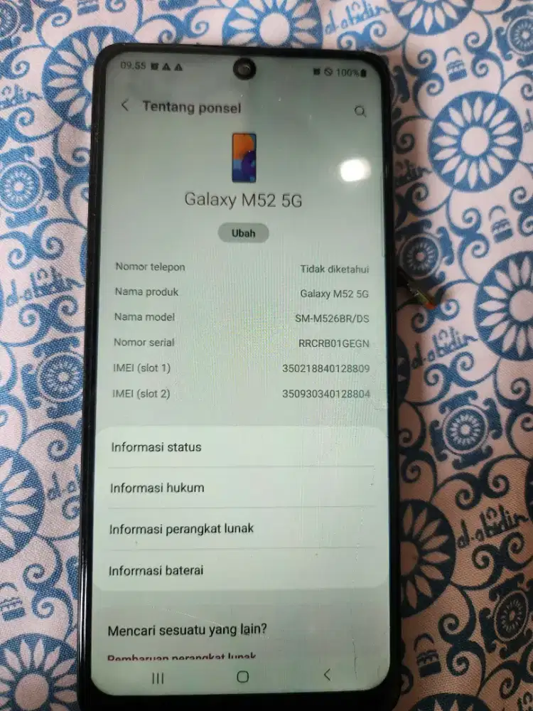Samsung A52 ram 8 /128 5G wipi only
