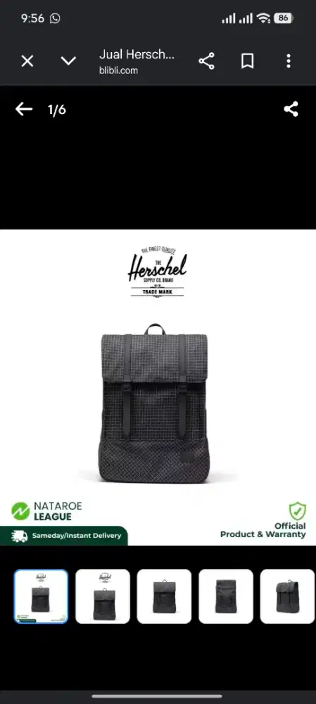 Herschel 20L baru