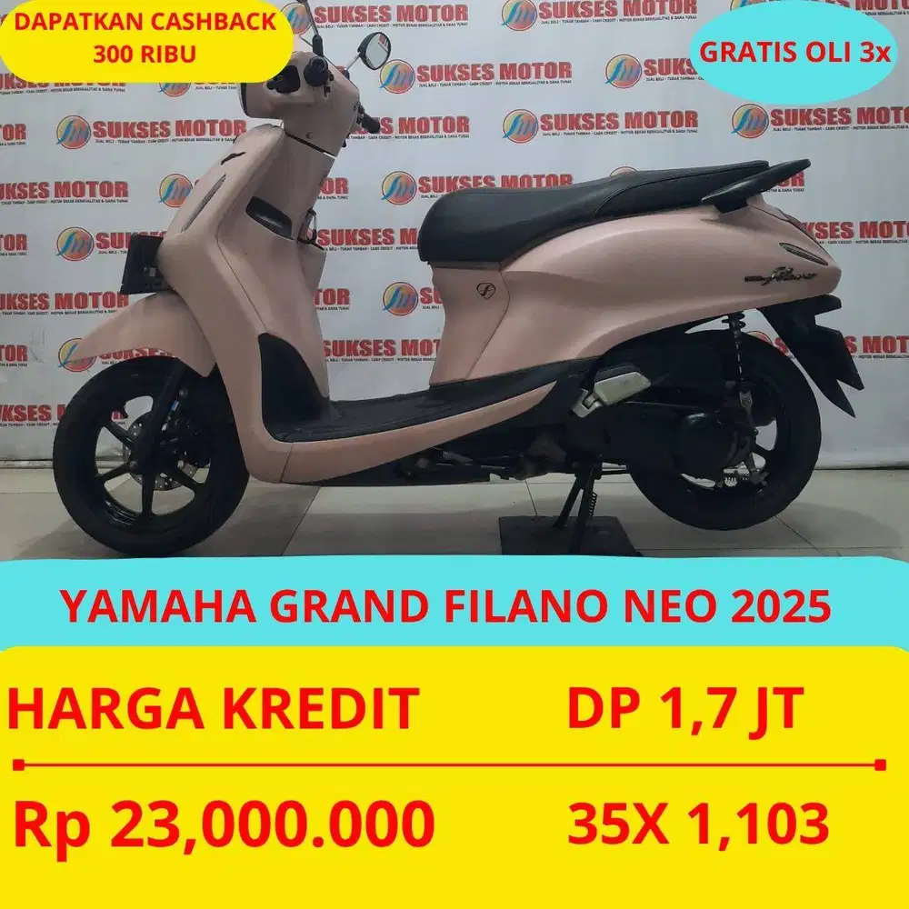 YAMAHA GRAND FILANO NEO 2025 DP MURAH 1,7 JUTA GUYSS