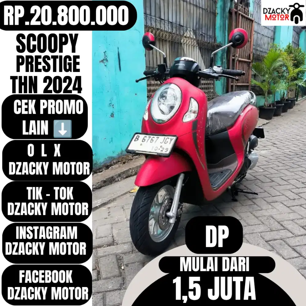 SCOOPY PRESTIGE 2024 SECOND LIKE NEW