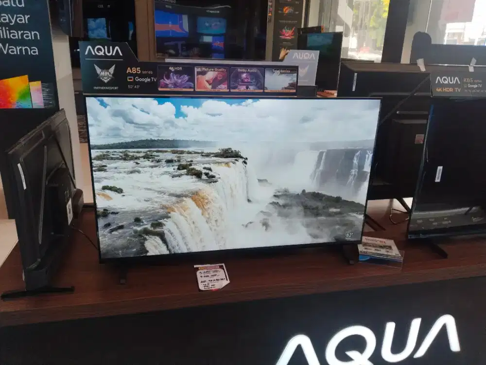 Promo Cashback hingga Cicilan Bunga 0% TV 43in Aqua di Atlanta Mataram