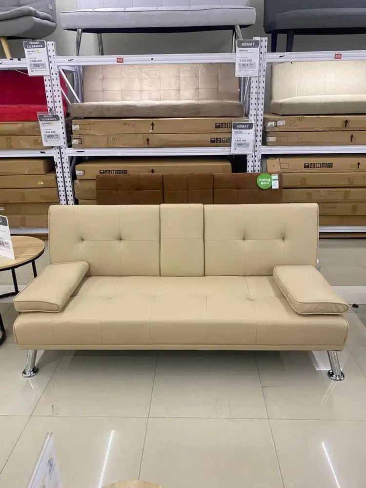 Sofa Bed Bahan Kulit
