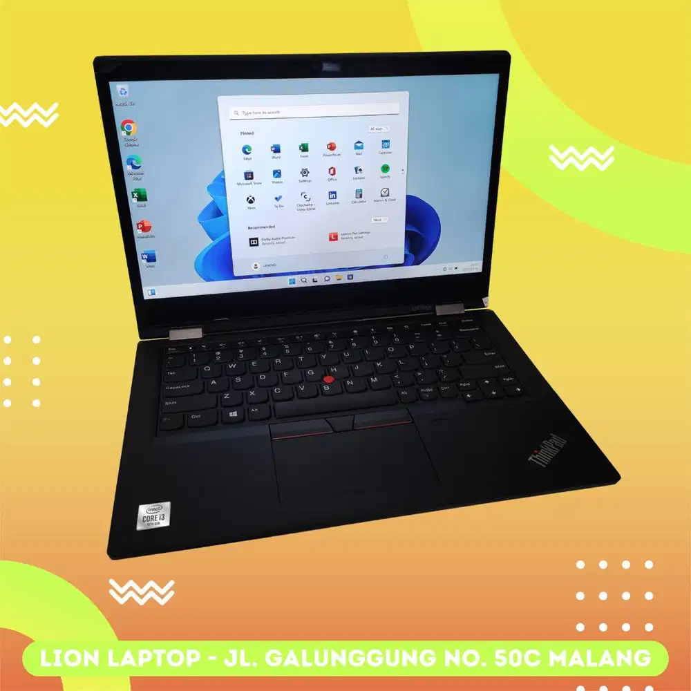Core i3 Gen 10 Flip 360° Include Stylus Lenovo Thinkpad YOGA L13 [30|1