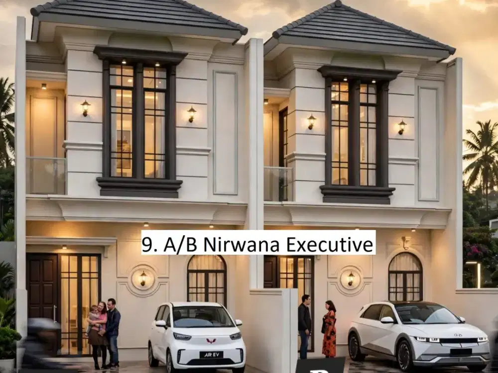 Rumah 2 Lantai Nirwana Executive, Wonorungkut Utara, Rungkut