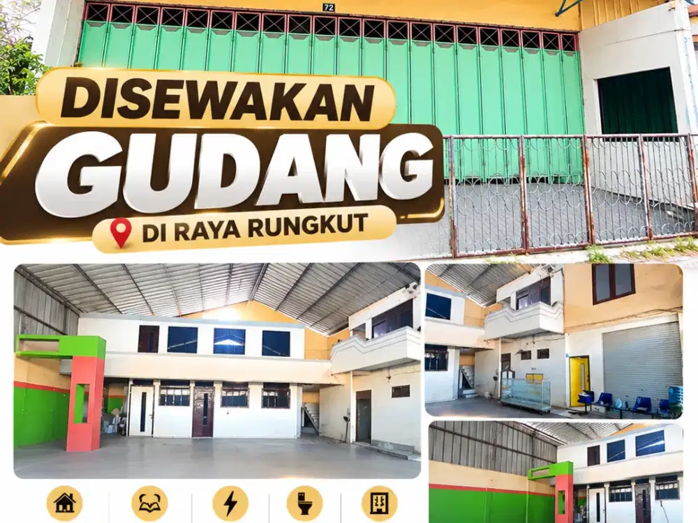 Disewakan Gudang Murah di Raya Rungkut