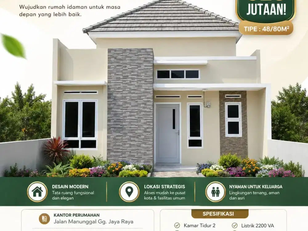 Cari Rumah Nyaman di Tuban? Manunggal Jaya Residence Pilihannya!