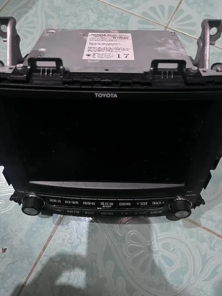 jual cepet headunit ori alphard