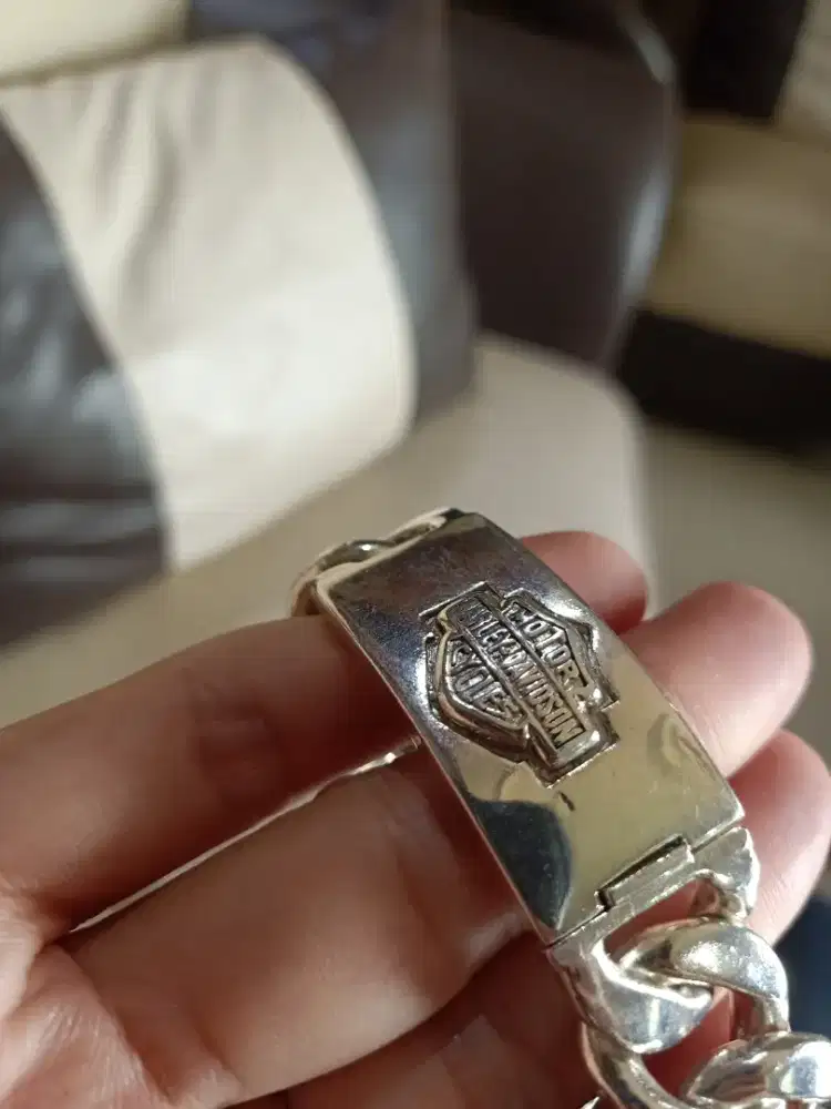 Gelang Perak Silver 925 Harley Davidson