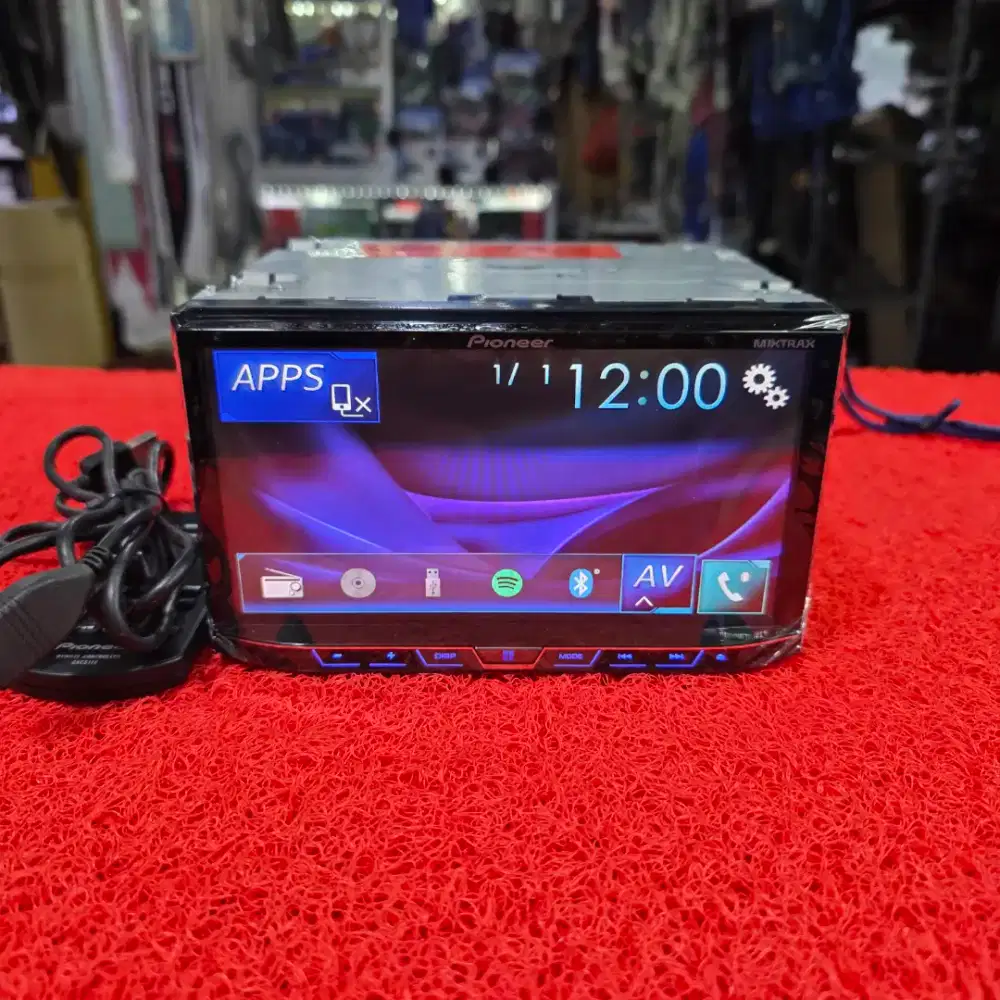 Head Unit Pioneer AVH-X595BT Spotify Bluetooth USB CD Aux Radio FM AM