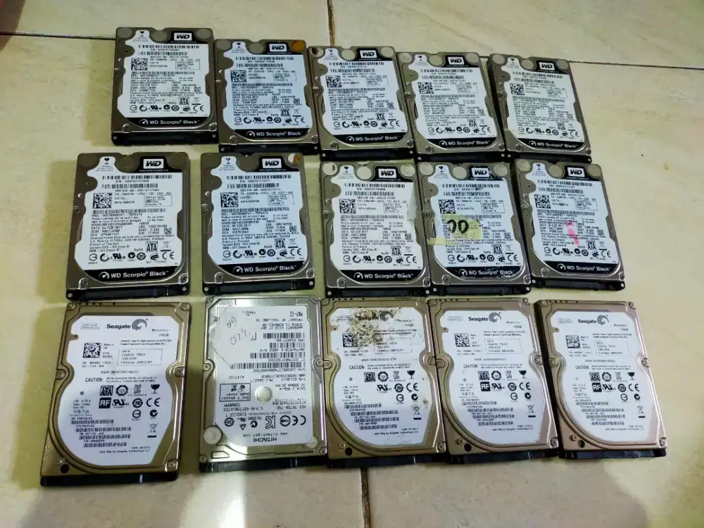 Dijual hardisk 750GB ORI CABUTAN Dari laptop Sentinel 100% 100% Siap