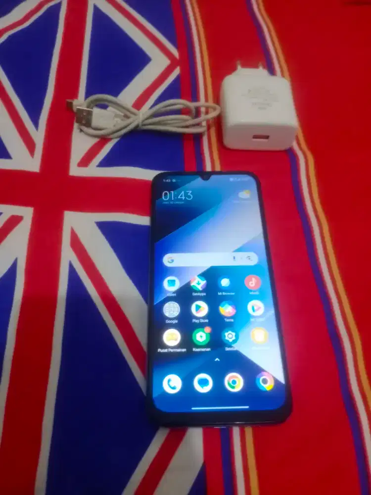 POCO C85 Ram 8/256GB warna biru