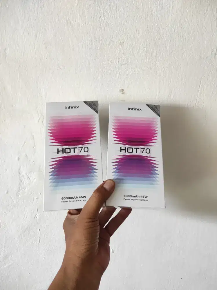 Fast respon.WA Infinix Hot 70 8+8/128 Garansi resmi 1thn