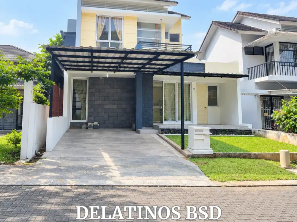 RUMAH 2 LANTAI DI CLUSTER DELATINOS BSD