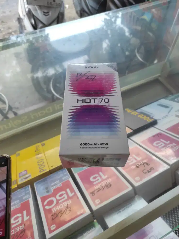 Fast respon WA Infinix Hot 70 6+6/256 Garansi resmi 1thn