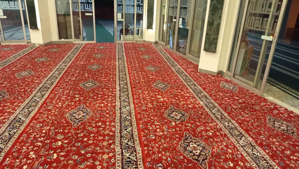 JUAL KARPET MASJID IMPORT TURKIYE MOTIF KHAS RAUDAH