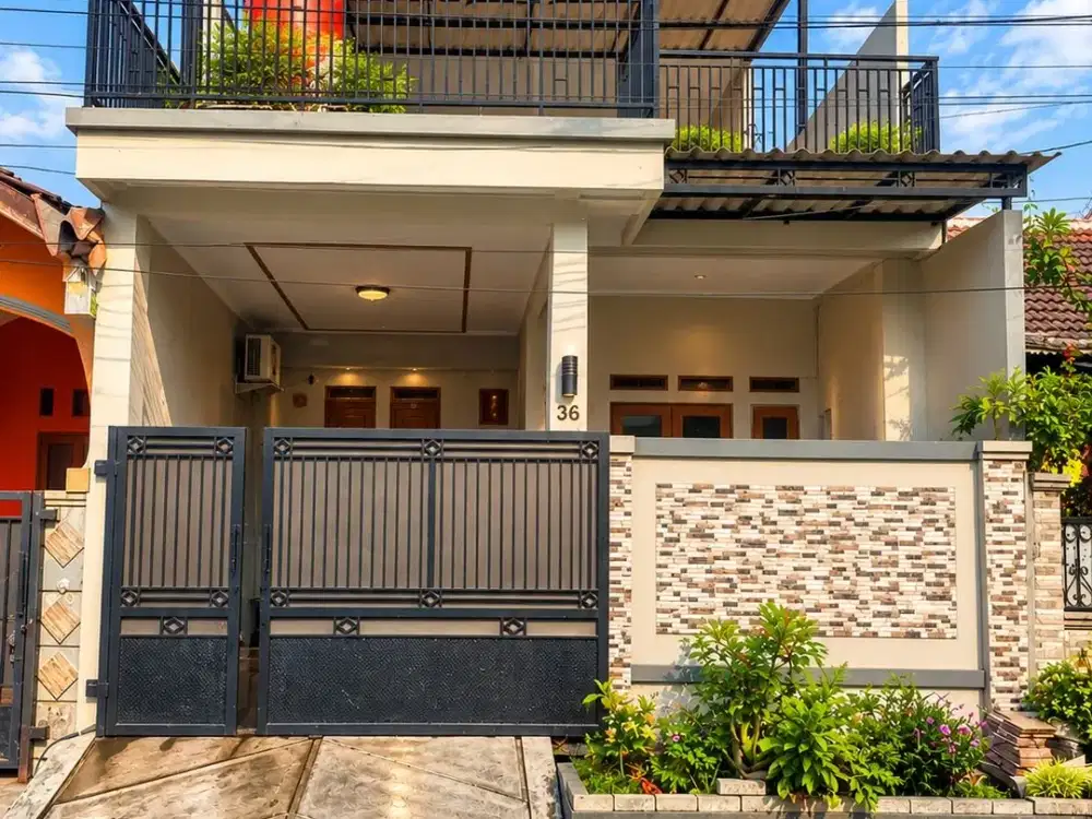 Rumah modern 2 lantai lokasi di tambun selatan bekasi 19467 RN