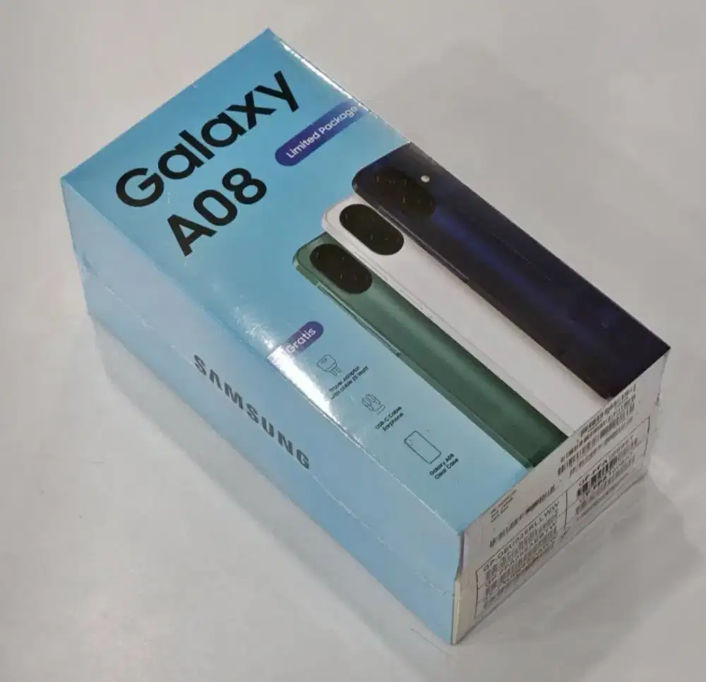 Jual Samsung A08 4/128gb, Baru