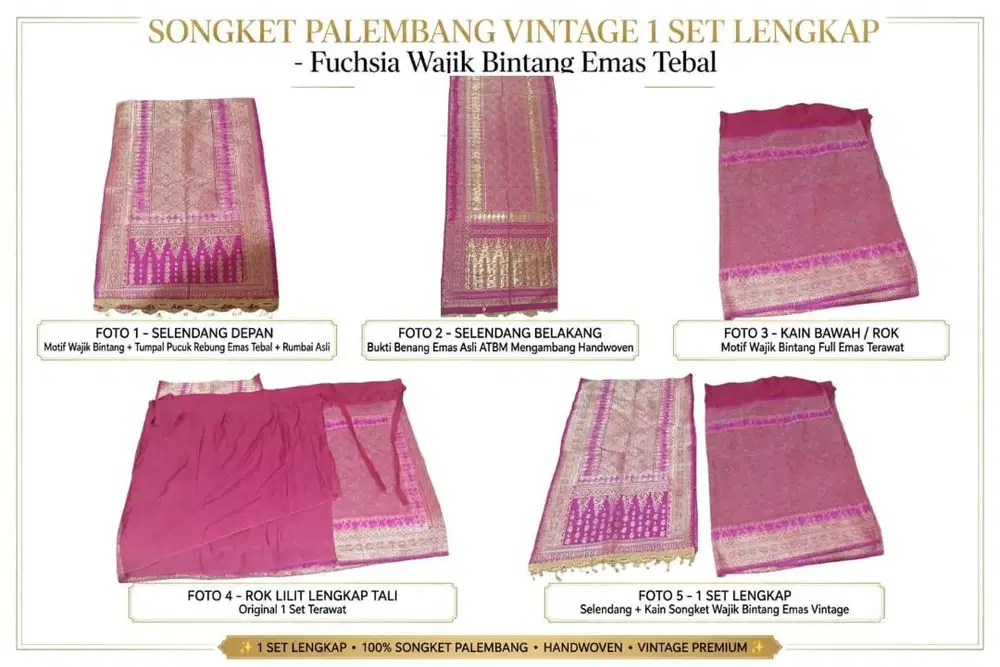 Songket Tenun Asli Palembang