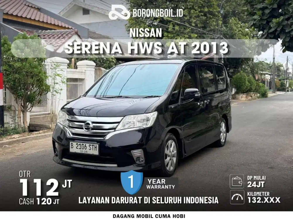 Perorangan | Nissan Serena HWS AT 2013 Hitam Metalik