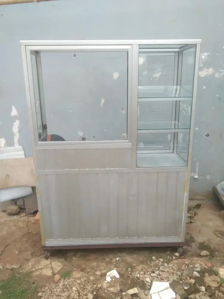 gerobak alumunium masih bagus